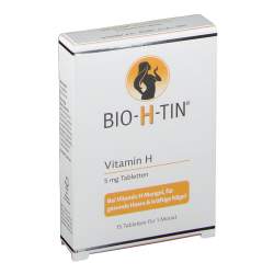 BIO-H-TIN® Vitamin H 5mg 15 Tbl. 1 Monatsp.