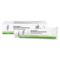 Biochemie 1 Calcium fluoratum Bombastus D6 100ml Creme