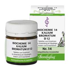Biochemie 14 Kalium bromatum Bombastus D12 80 Tbl.