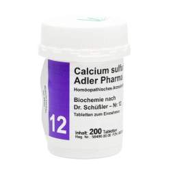 Biochemie Adler 12 Calcium sulf. D6 200 Tbl.