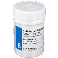 Biochemie Adler 8 Natrium chloratum D6 400 Tbl.