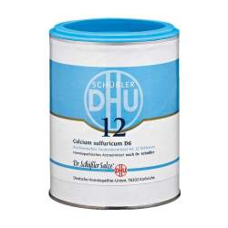 Biochemie DHU 12 Calcium sulfur. D6 1000 Tbl.
