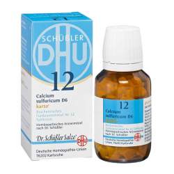 Biochemie DHU 12 Calcium sulfur. D6 Karto 200 Tbl.