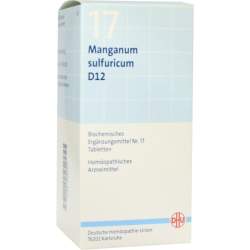 Biochemie DHU 17 Manganum sulfur. D12 420 Tbl.