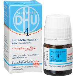Biochemie DHU 4 Kalium chloratum D6 Glob. 10g