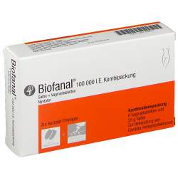 Biofanal® 100.000 I.E. Kombipackung 25 g Salbe und 6 Vaginaltabletten