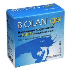 Biolan® gel 20x0,45ml Augentr.