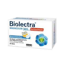 Biolectra Magnesium 365 mg fortissimum 40 Brausetabletten Orangengeschmack