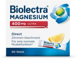 BIOLECTRA Magnesium 400 mg ultra Direct Zitrone