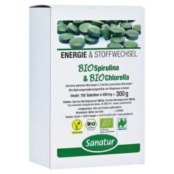 BIOSPIRULINA & Biochlorella 2in1 Tabletten