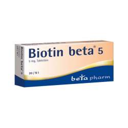 Biotin beta® 5 20 Tbl.