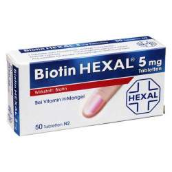 Biotin HEXAL® 5mg 50 Tbl.