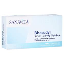 Bisacodyl Sanavita 10 mg 5 Zäpfchen