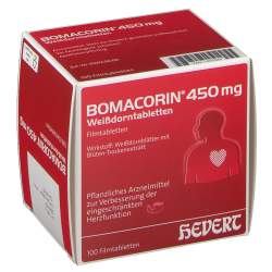 Bomacorin 450mg Weißdorntabletten 100 Filmtbl.