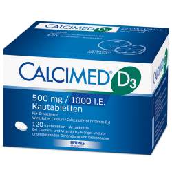 Calcimed D3 500mg/1000 I.E. 120 Kautbl.
