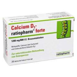Calcium D3-ratiopharm® forte 20 Brausetbl.