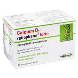 Calcium D3-ratiopharm® forte 40 Brausetbl.