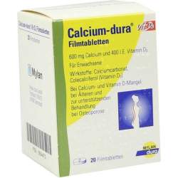 Calcium-dura® Vit D3 20 Filmtabletten