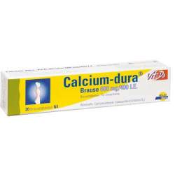 Calcium-dura Vit D3 600mg/400 I.E. 20 Br.tbl.