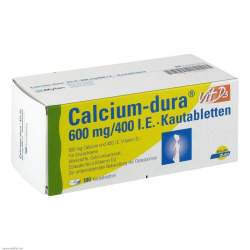 Calcium-dura® Vit D3 600mg/400I.E. 100 Kautbl.