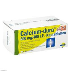 Calcium-dura® Vit D3 600mg/400I.E. 120 Kautbl.