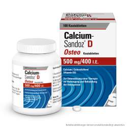 Calcium SANDOZ D Osteo 400