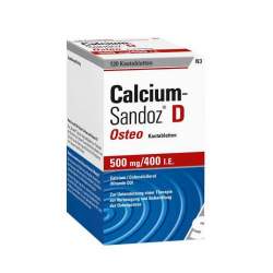 Calcium-Sandoz® D Osteo Kautabletten, 500 mg/400 I.E. 120 Kautabletten