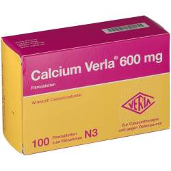 Calcium Verla® 600mg 100 Filmtabletten