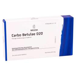 Carbo Betulae D20 Weleda 8x1ml Amp.