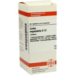 Carbo vegetabilis D12 DHU 80 Tbl.