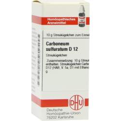 Carboneum sulfuratum D12 DHU Glob. 10 g