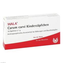 Carum carvi Wala Kinderzäpfchen 10x1g