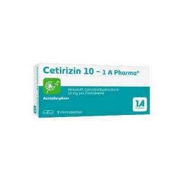 Cetirizin 10 - 1 A Pharma® 7 Filmtbl.