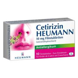 Cetirizin Heumann 10mg 10 Filmtbl.