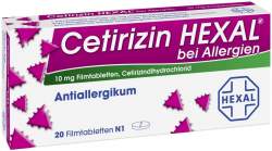 Cetirizin HEXAL® b. Allergien 20 Filmtbl.