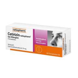 Cetirizin-ratiopharm® bei Allergien 50 Filmtbl.