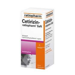 Cetirizin-ratiopharm® Saft 75ml