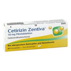 Cetirizin Zentiva 10 mg 20 Filmtbl.