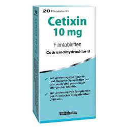 Cetixin 10mg 20 Filmtabletten