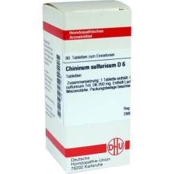 Chininum sulfuricum D6 DHU 80 Tbl.