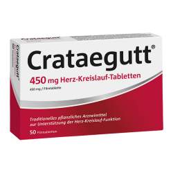 Crataegutt® 450 mg Herz-Kreislauf-Tabletten 50 Filmtbl.