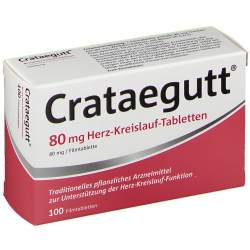 Crataegutt® 80 mg Herz-Kreislauf-Tabletten 100 Filmtbl.