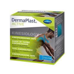 DERMAPLAST Active Kinesiology Tape 5 cmx5 m blau