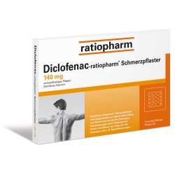 Diclofenac-ratiopharm® Schmerzpflaster 10 Pfl.
