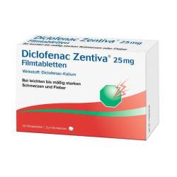 Diclofenac Zentiva 25 mg 20 Filmtabletten