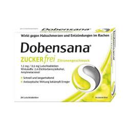 Dobensana Zuckerfrei Zitronengeschmack 1,2mg 24 St.