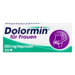 Dolormin® für Frauen bei Menstruationsbeschwerden mit Naproxen, 250mg 30 Tbl.