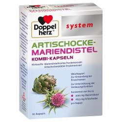 Doppelherz Artischocke-Mariendistel system 60 St.