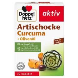 DOPPELHERZ Artischocke+Olivenöl+Curcuma Kapseln