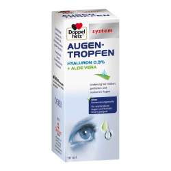 DOPPELHERZ Augen-Tropfen Hyaluron 0,3% system